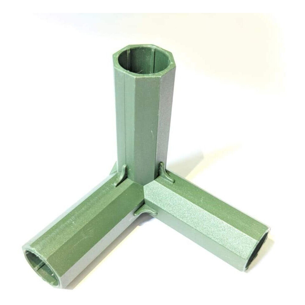 Easynets 3-Way Corner Connectors (4 Pack, 16Mm Diameter) 689239438305