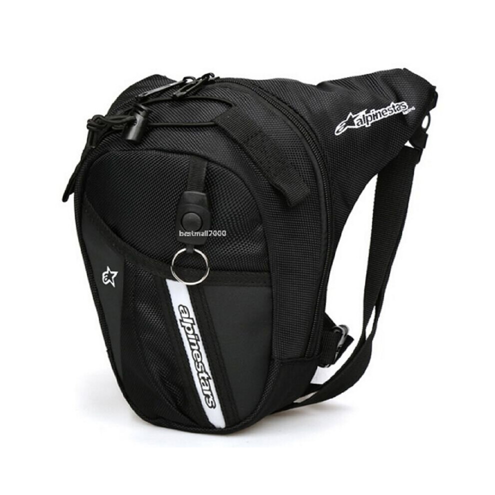 Alpinestars Waterproof Motorcycle Waist Leg Bag Honda Kawasaki Suzuki Yamaha Black 696004854079