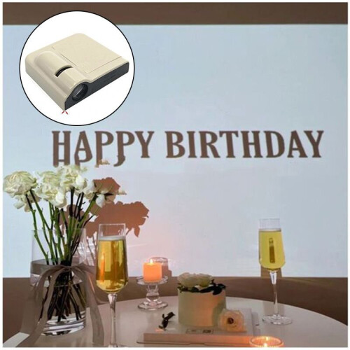 Happy birthday store projector lamp