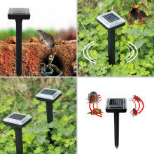 Animal Repeller Garden Snake Mouse Scarer Solar Power Ultrasonic Pest Ground Insertion Tool