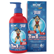 WOW Skin Science Kids 3 in 1 Wash - Shampoo + Conditioner + Body Wash