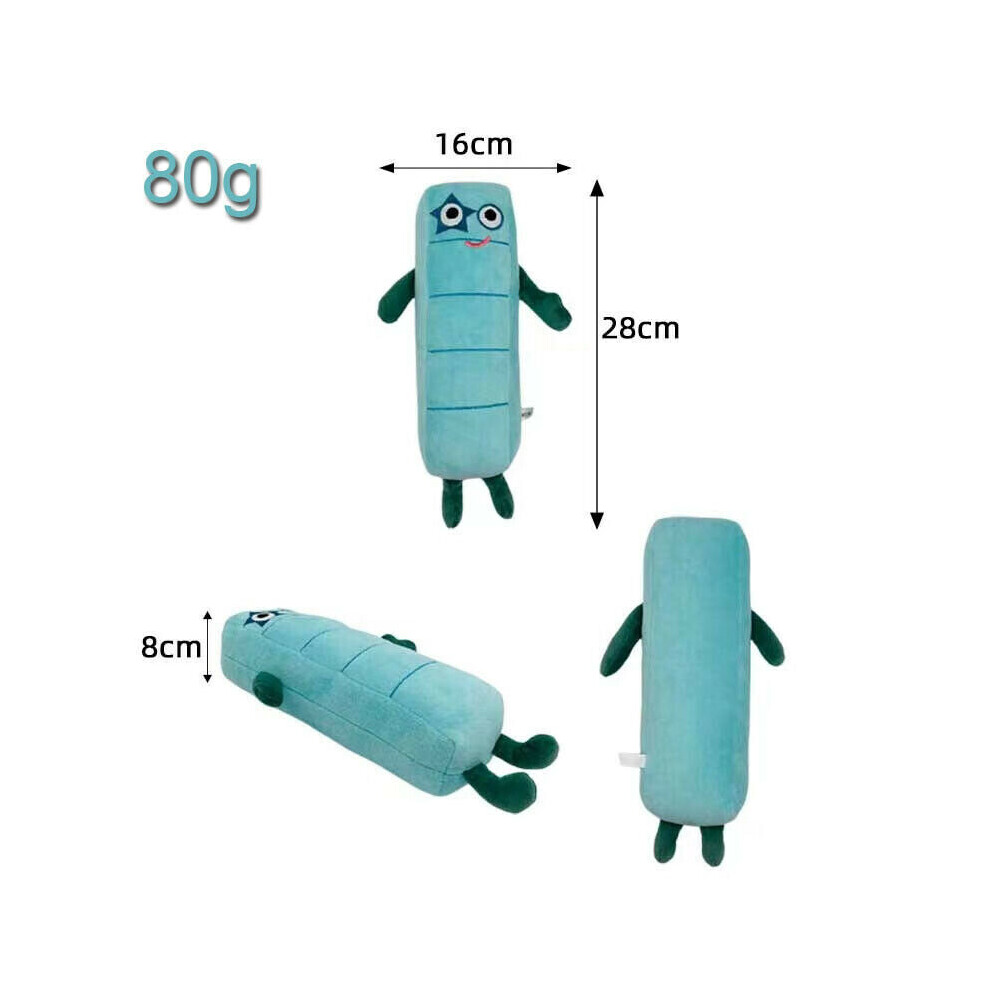 (FIVE) Numberblock Plush Doll Educational Stuffed Toys UK