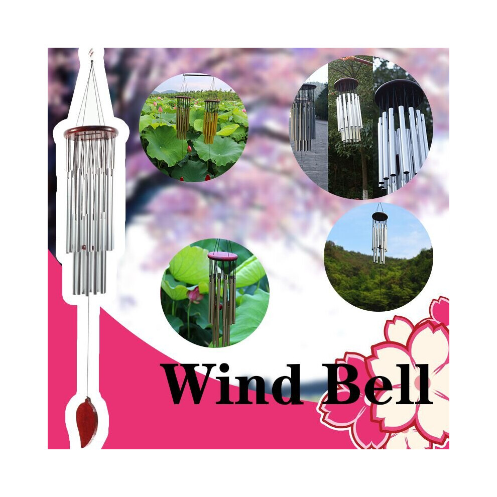 Large 27 Tubes Windchime Chapel Bells Wind Chimes Outdoor Garden Home Decor