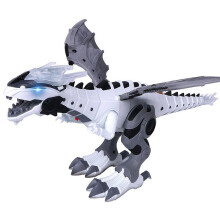 (White) Walking Dragon Toy Fire Breathing Water Spray Dinosaur Kids Boys Christmas Gift