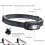 (Black) LED Motion Sensor Headlamp Headlight USB Rechargeable 2