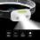(Black) LED Motion Sensor Headlamp Headlight USB Rechargeable 4
