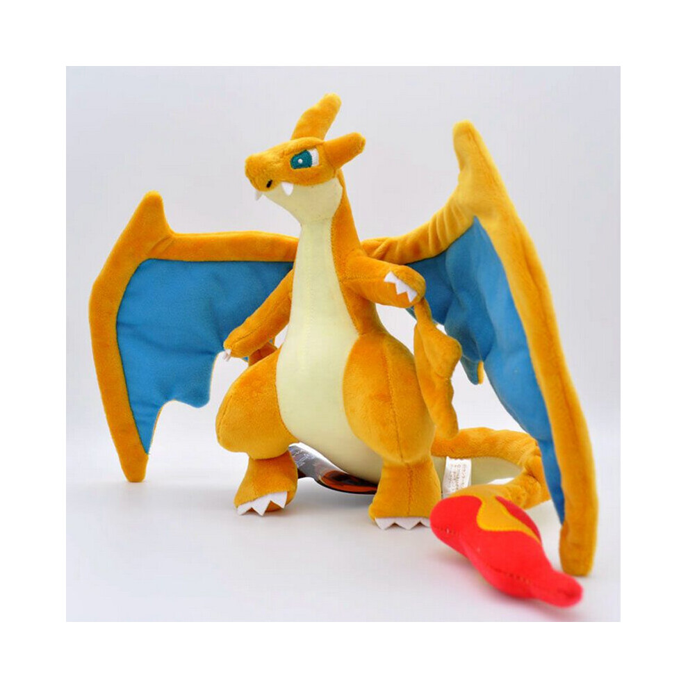 (Yellow) 10'' Pokemon Go Charizard Plush Mega Stuffed Doll Yellow