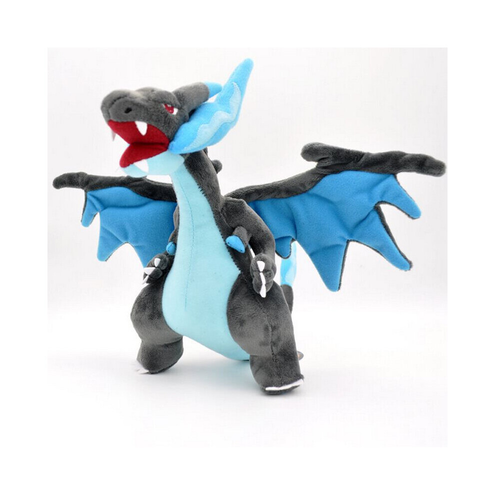 (Blue) 10'' Pokemon Go Charizard Plush Mega Stuffed Doll Blue