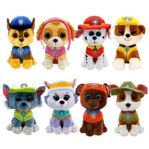 Paw Patrol Beanie Boos Plush Soft Toy Skye Marshall Rocky Rubble Chase Zuma on OnBuy