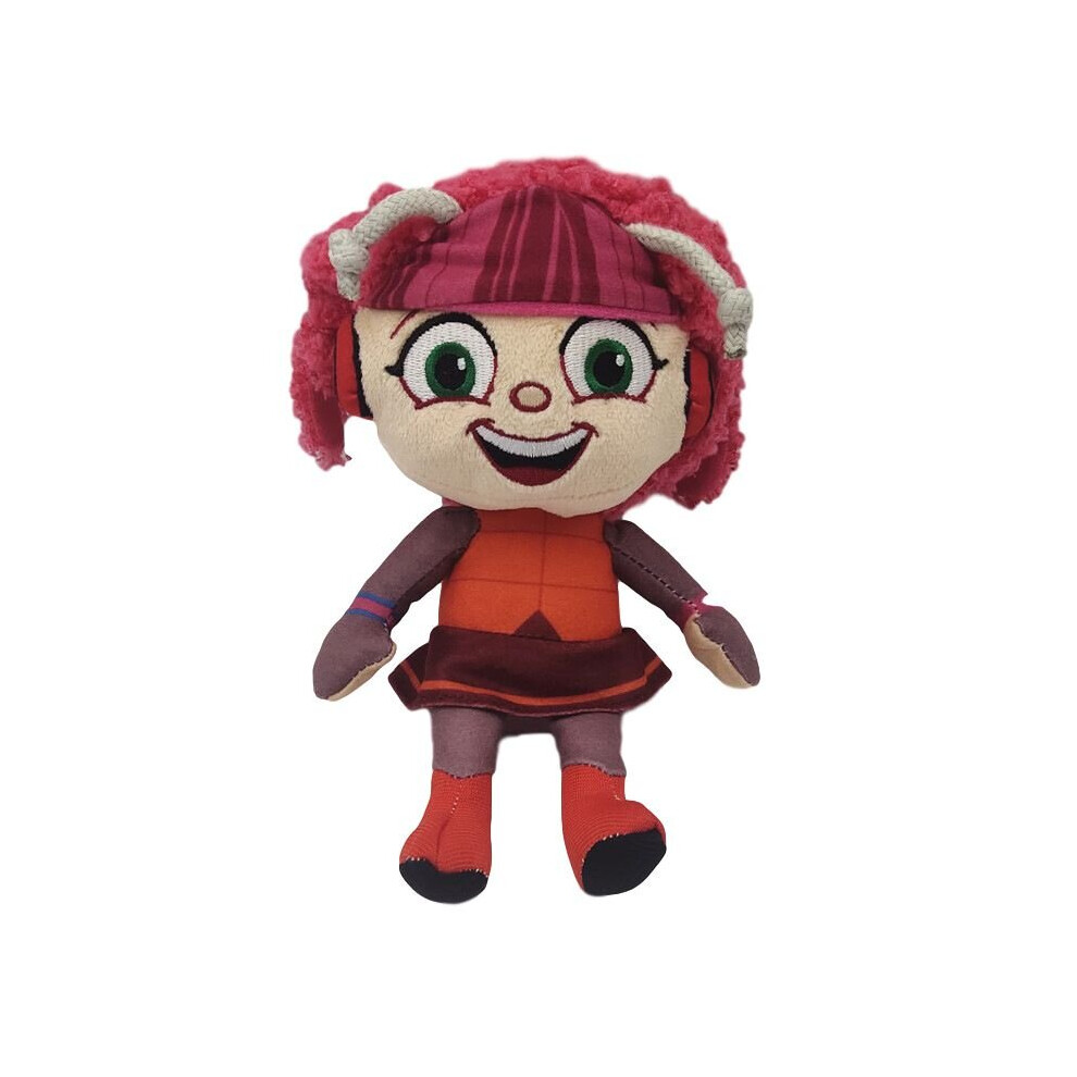 (, 21Cm/8.3In) Beat Bugs Plush Toy Cartoon Characters Stuffed Doll Kids Children Accompany Gift Red