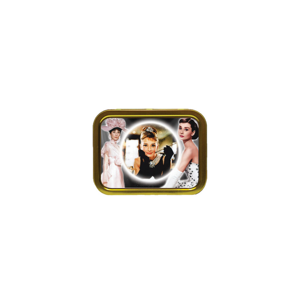 Personalised Gift Products Icon Legend Audrey Hepburn Tobacco Tin Gift & Smoking Products