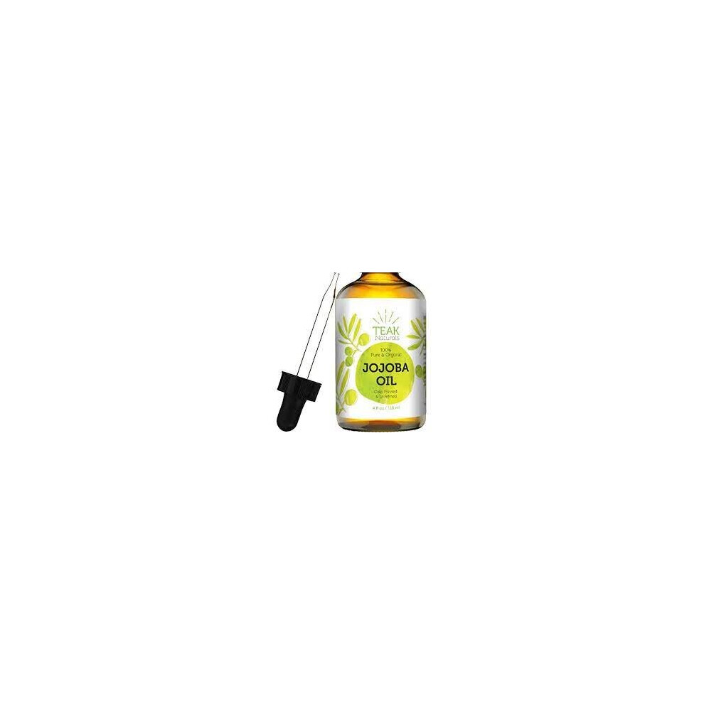 Jojoba Natural Unrefined Moisturizer For Skin Hair And Nails 4 Oz