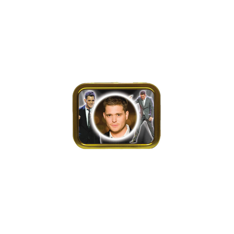 Personalised Gift Products Icon Legend Michael Buble Tobacco Tin Gift & Smoking Products