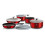 (Red) Berlinger Haus 12Pc Cookware Set Pots Pans Lids 1