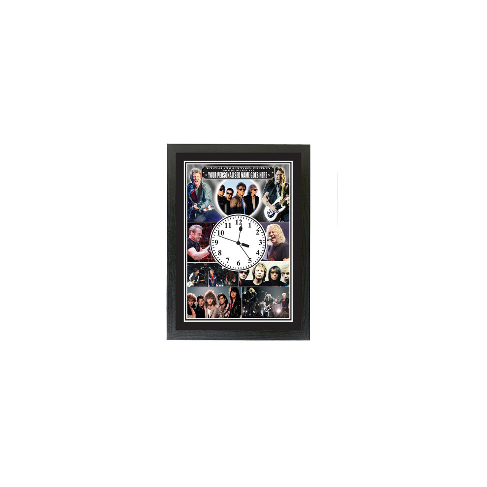 Personalised Icon Legends Bon Jovi Wall Clock Gift