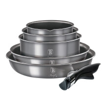 (Moonlight Edition) Berlinger Haus 12Pc Cookware Set Pots Pans Lids