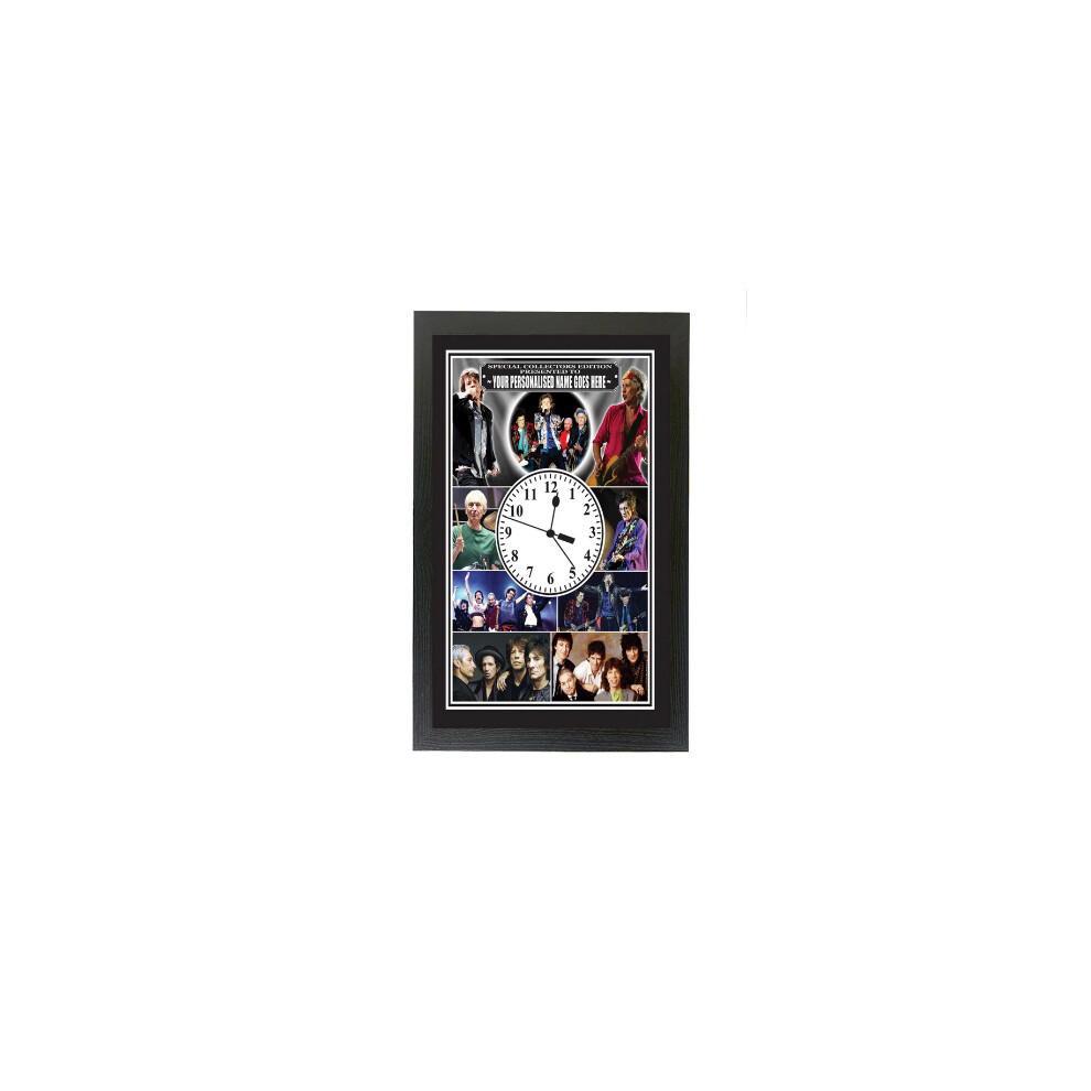 Personalised Gift Products Personalised Icon Legends The Rolling Stones Wall Clock Gift