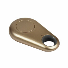 Aquarius Key Finder Gold - GPS Last Location, 15m Anti-Lost Alarm, 2-Way Find, Bluetooth 4.0 Beep & Voice Recording
