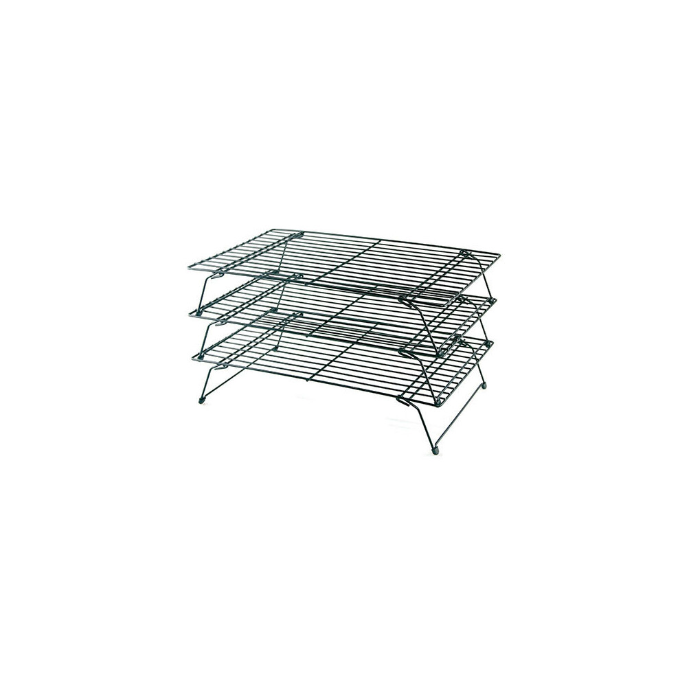 Buckingham 3 Tier Cooling Rack Stackable Non-Stick for Cakes Biscuits & Pastries