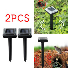 Solar Power Ultrasonic Pest Animal Repeller Garden Snake Pet Scarer Control