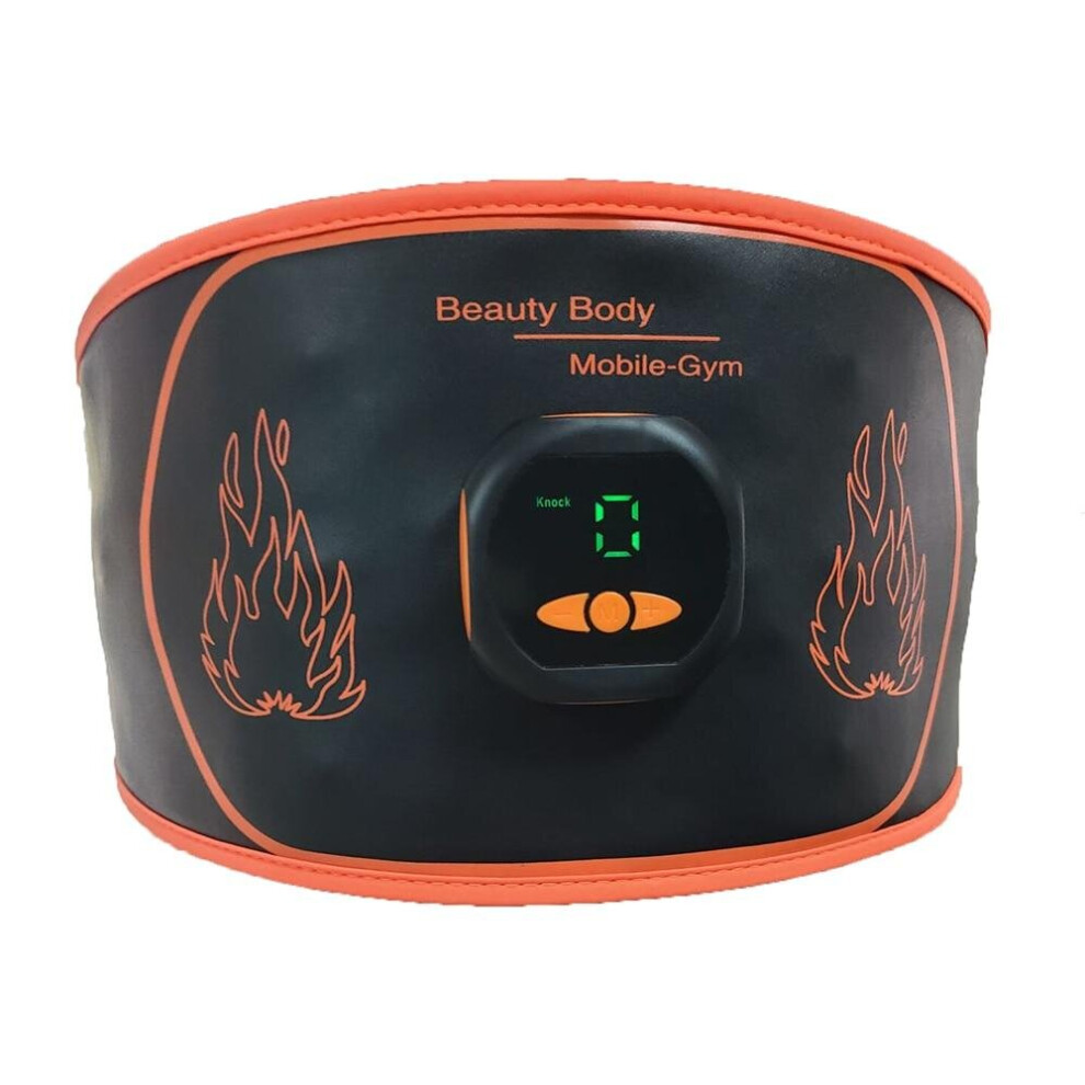 Photos - Massager EMS Fitness Slimming Belt Intelligent LED Electrical Belly Muscle Stimulator Abdominal Vibration Waist  USB Recharge