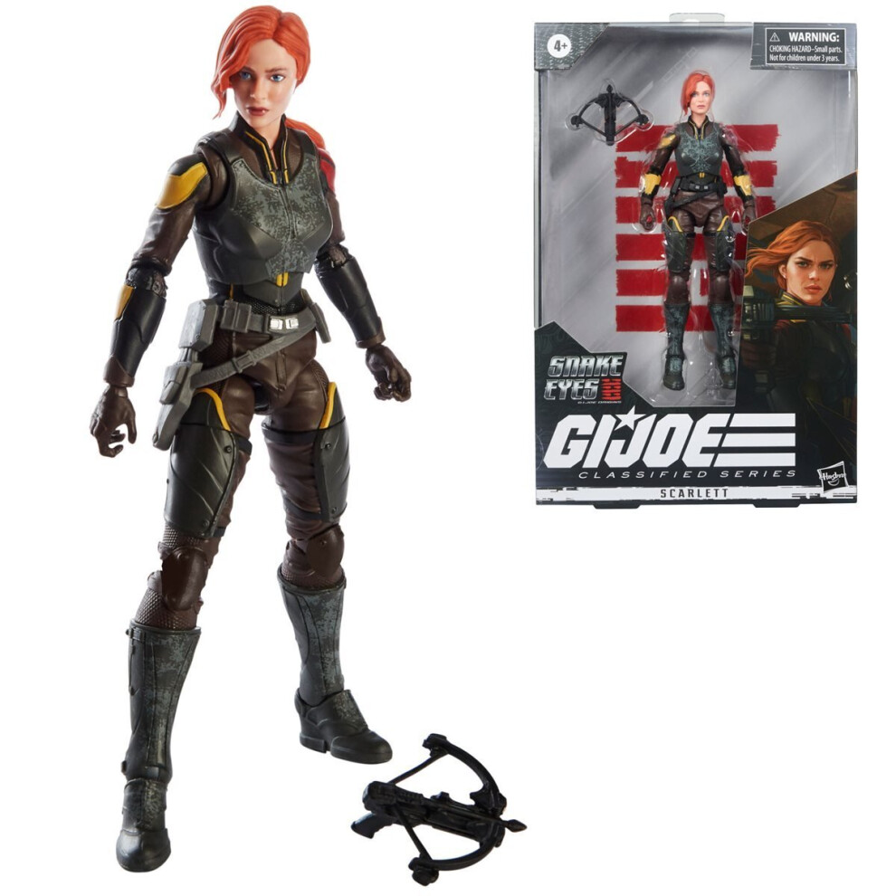 Hasbro G.i. Joe Classified Series 6-Inch Snake Eyes: Scarlett Action Figure