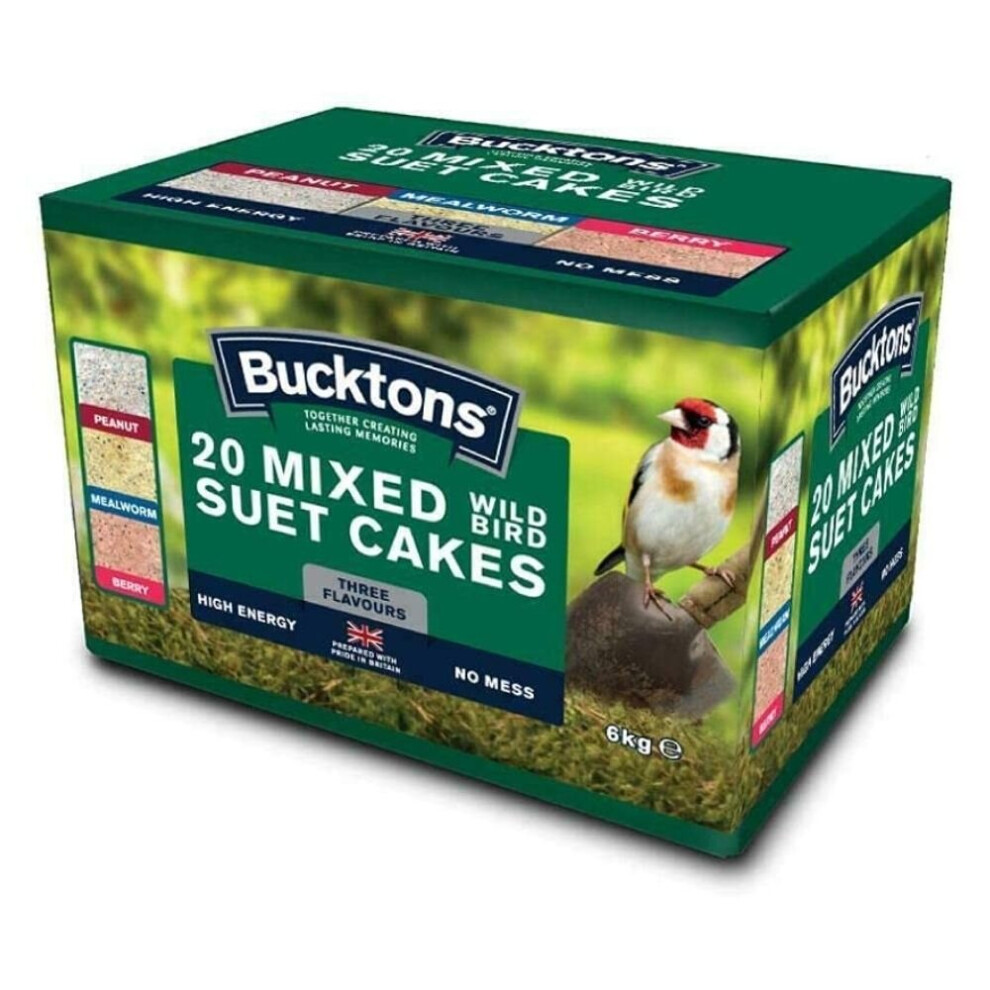 Bucktons Mixed Suet Cakes 20 Pack