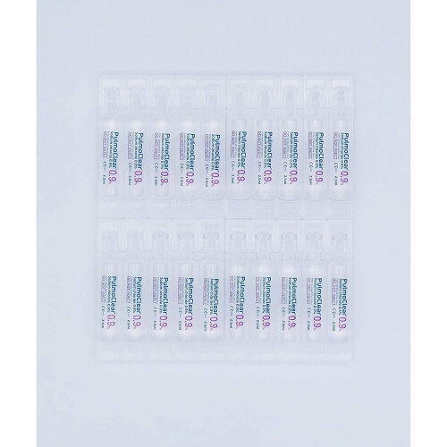 PULMOCLEAR 0.9% Sodium Chloride NaCl Inhalation Saline Solution 1
