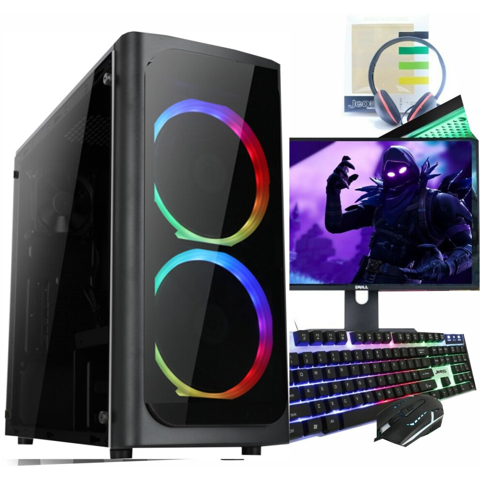 Refurbished (Intel i3 2nd Gen, 16GB DDR 3) ULTRA FAST i3 i5 i7 Desktop Gaming PC 2TB 16GB NVIDIA GTX 1660 