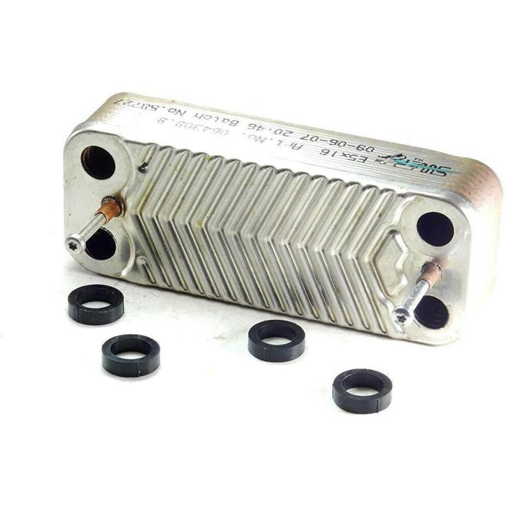 Ideal Isar 30He Isar M30100 & Evo C22/30 Boiler Dhw Plate Heat Exchanger 170995 5056511809972