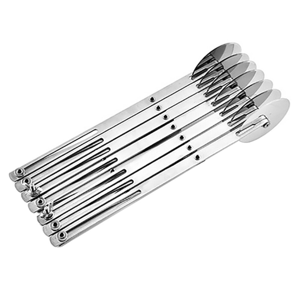 (7 wheels) 1Pc 3/5/7 Wheels Dough Divider Pizza Cutter Roller Pastry Knife Baking Tool