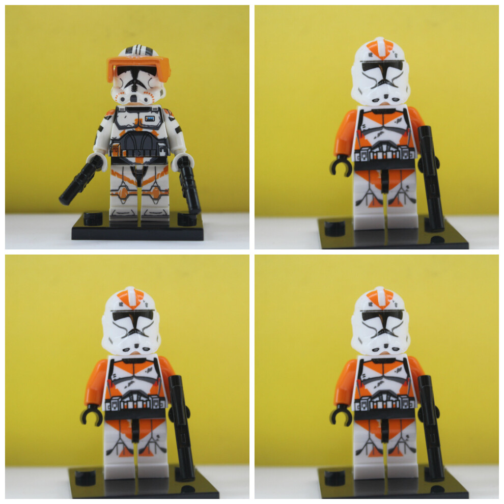 (commander cody and utapau clones) Star Wars Clone Storm Troopers Fit Lego