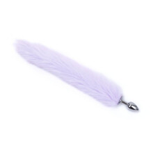 (Purple) Sexy Fox Butt Plug Tail Anal Toys For Women Adult Sex Product Men Butt Plug Stainles Steel Anal Plug Sex Toys For Couple Cosplay