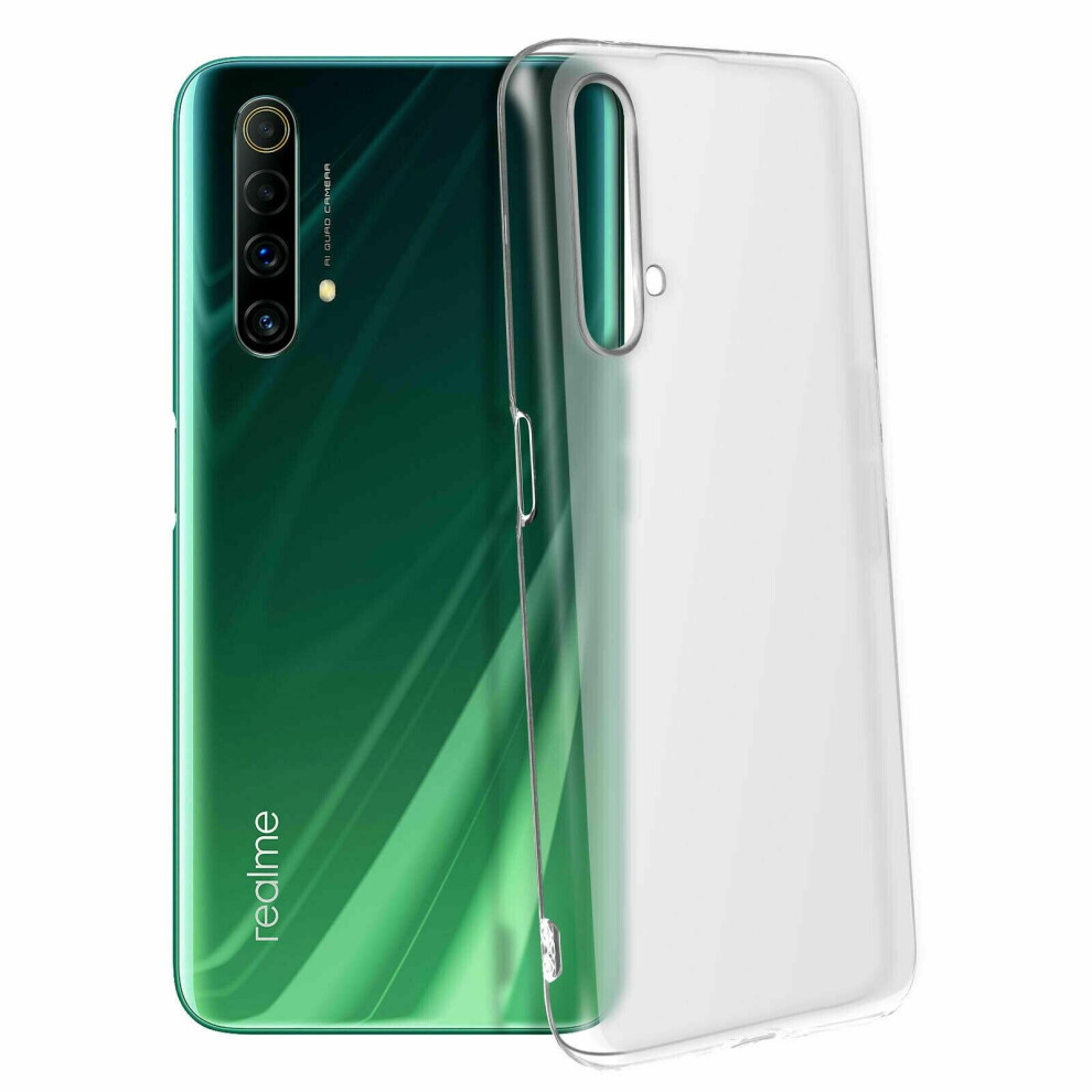 Fits Realme X50 5G Gel Case Clear Cover TPU Soft Shock Absorption