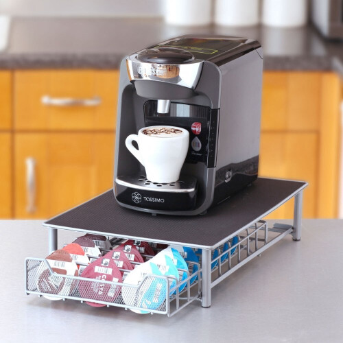 NEO 60 Pod Tassimo Coffee Capsule Storage Stand and Drawer 2