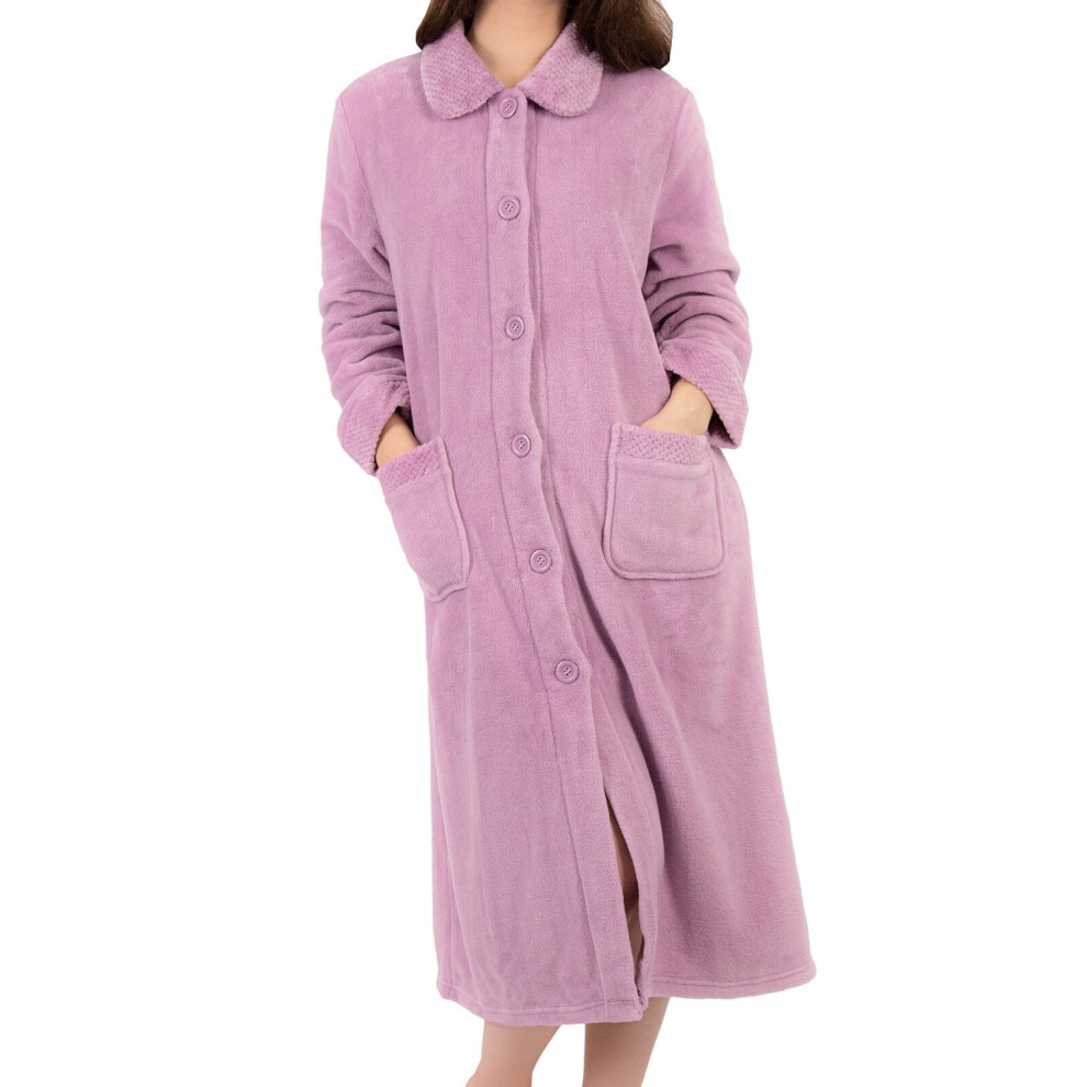 (Heather, 2XL) Slenderella HC4301 Women's Dressing Gown