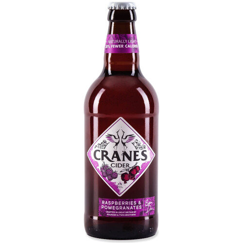 Cranes Raspberries & Pomegranates Cider - 8x500ml