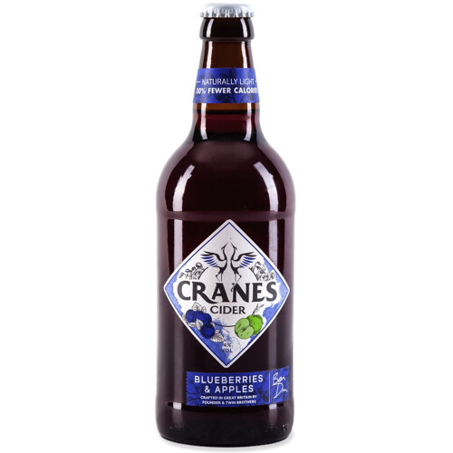 Cranes Blueberries & Apples Cider - 8x500ml