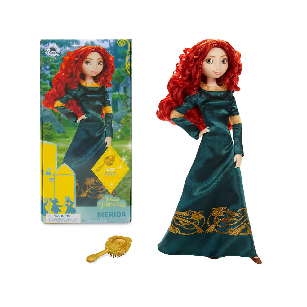 Disney Official Brave - Merida Classic Doll With Brush Rk11s2 Wa8lt Green