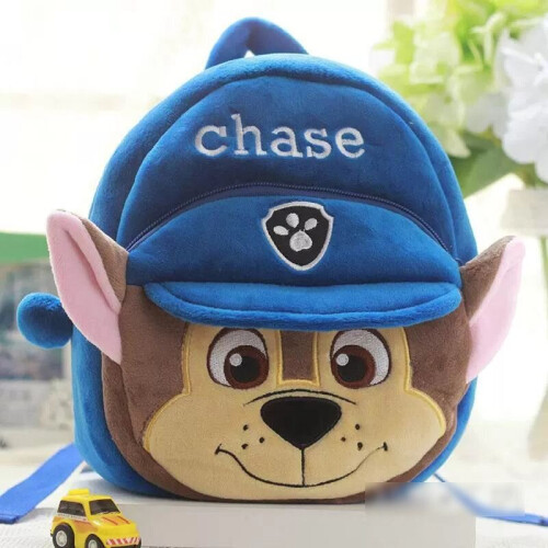 Chase Paw Patrol Plush Backpack Kids Children Soft Stuffed Schoolbag Shoulderbag Gifts on OnBuy