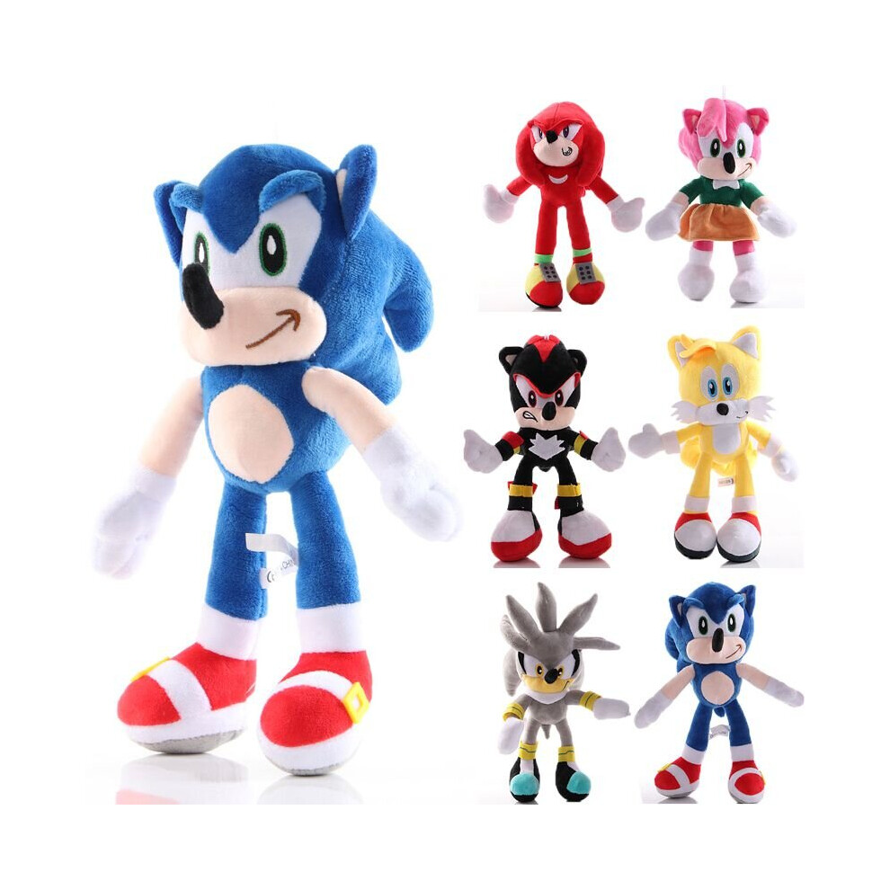 40cm Sonic The Hedgehog Shadow Amy Rose Knuckle Tail Plush Toy Soft Stuffed Doll on OnBuy