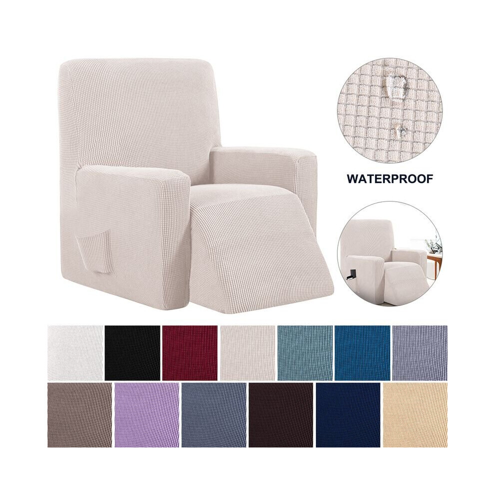 Waterproof Stretch Recliner Cover Sofa Slipcover Armchair Couch Cushion Solid