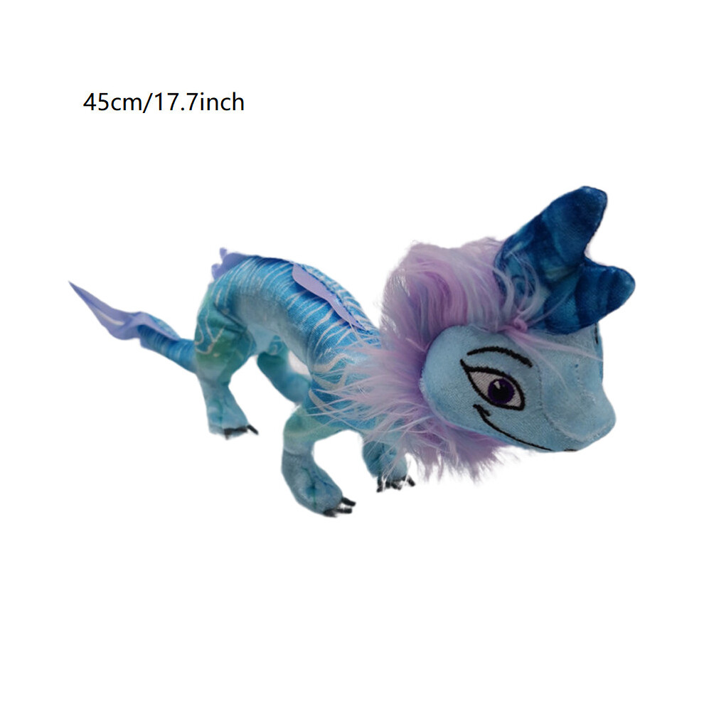 (Dragon, 45cm/17.7inch) Raya and The Last Dragon Plush Toys Stuffed Dolls Kids Girls Accompany Gift