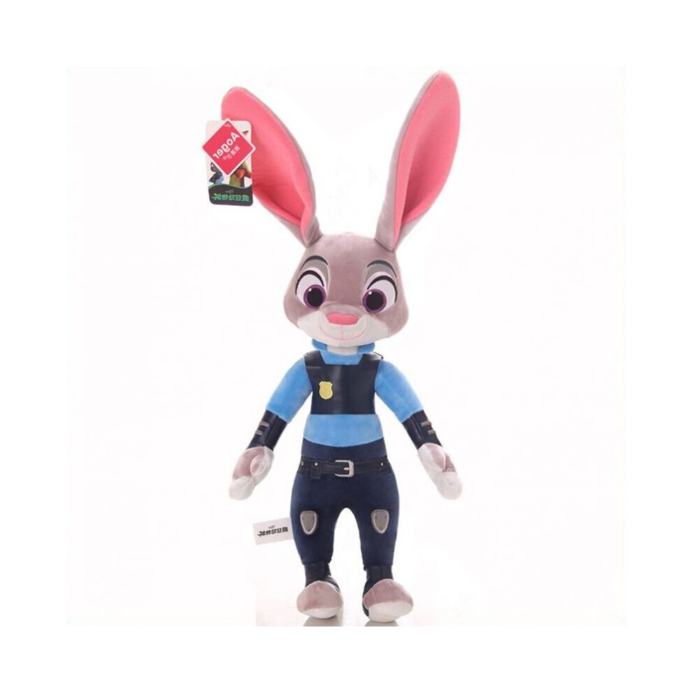 (Judy, 55cm/22in) Zootopia/Zootropolis Judy Hopps Nick Rabbit Bunny Wilde Fox Plush Toy Kids Gift