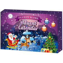 (A) Fluffy Slime Advent Calendar 24 Days Countdown To Christmas Xmas Girls Kids Gift