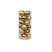 (Gold) Christmas Xmas Tree Balls Decorations Baubles Birthday Wedding Decor 24PCS/Set