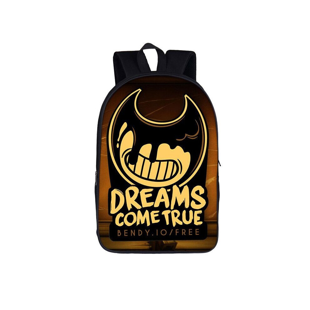 (6) Bendy and the Ink Machine Backpack Kids Students Scholbag Travel Bag Bookbag-image-OPC-P8JMYT8-NEW