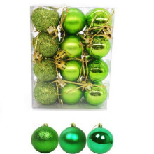 (Green) 24xChristmas Xmas Tree Balls Ornament Baubles Dec.