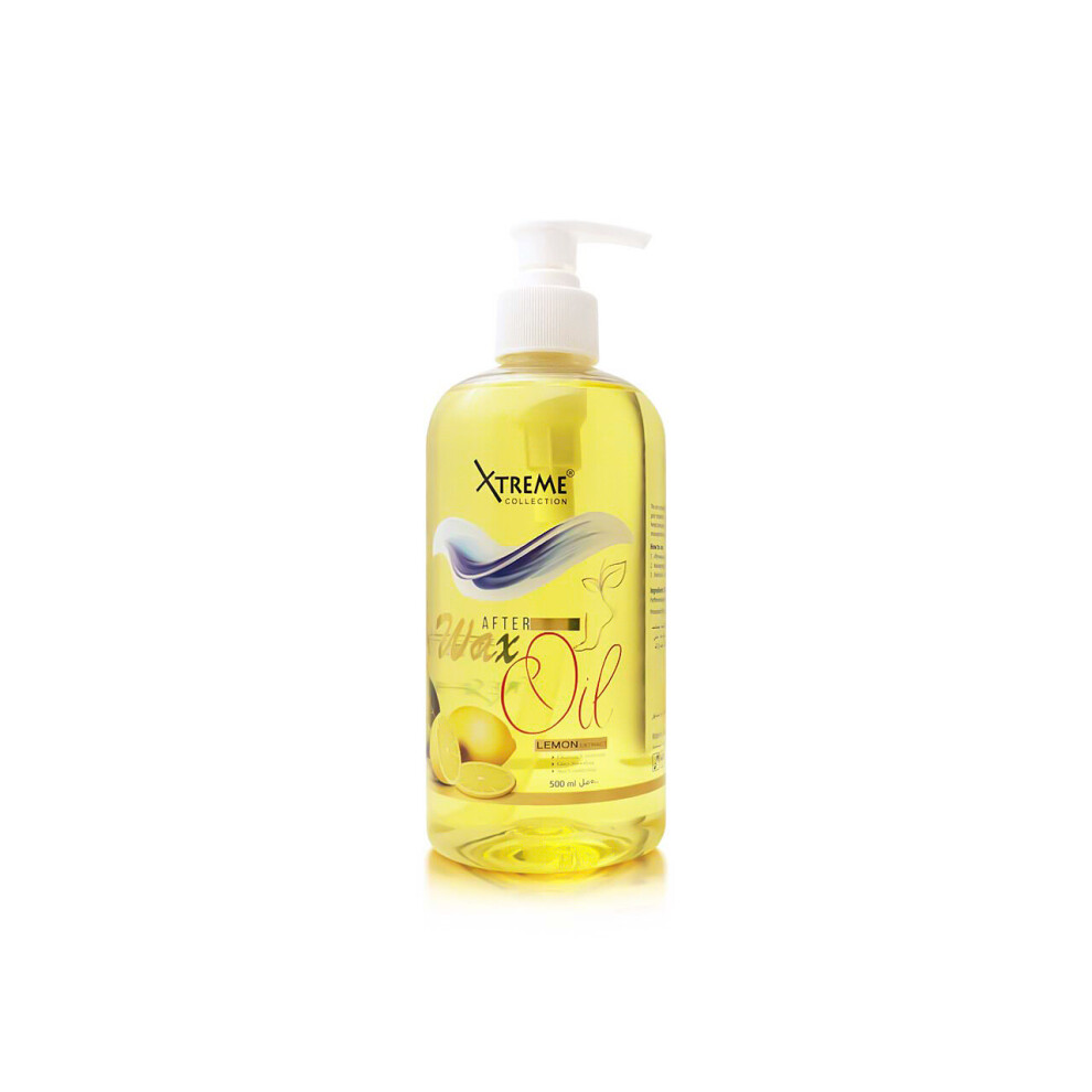 Xtreme Collection Lemon After Wax Oil 500Ml - Natural Skincare With Lemon Extract For Radiant Glow