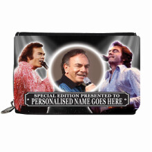 Personalised Icon Legend Neil Diamond Canvas Zipped Gift Purse
